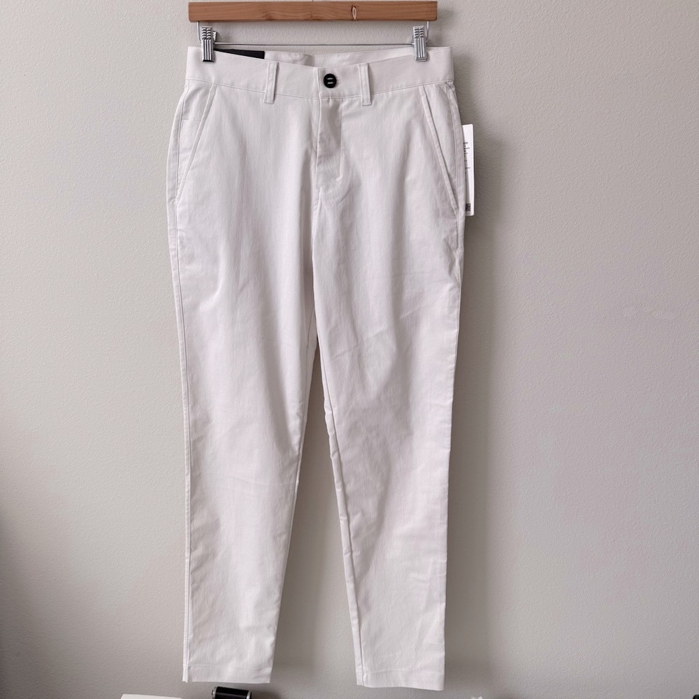 NWT Lululemon Slim Tapered Trouser Pantalon Bone Size 30